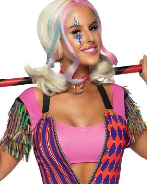 Peluca Rubia Bob Corto Harley